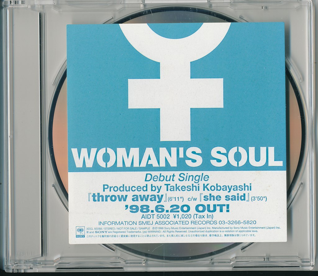 WOMAN'S SOUL / throw away /中古CD!69090拍卖