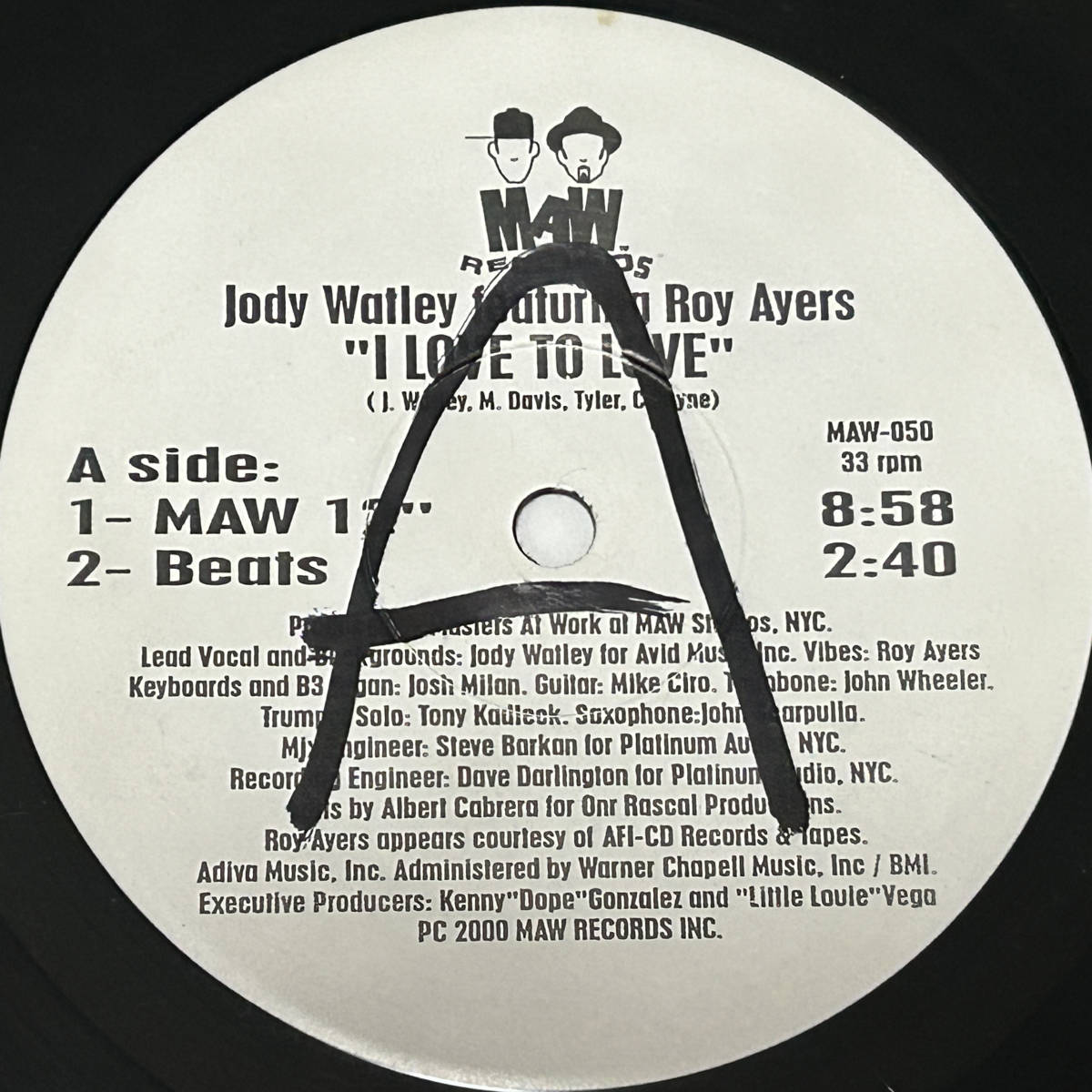 試聴 Jody Watley Featuring Roy Ayers I Love To Love Masters At Work拍卖