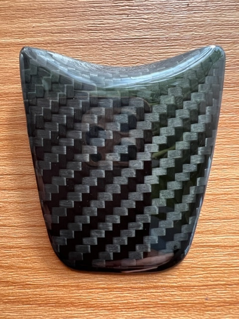 希少 アバルト リアルカーボン ステアリング トリム カバー ブラックカーボン シリーズ3拍卖