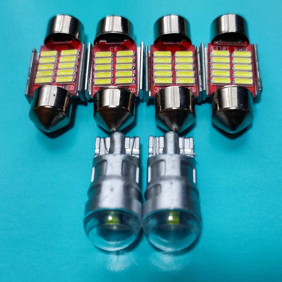 超爆光!ホンダ ステップワゴン スパーダ RK5 RK6 後期 T10 LED 室内灯 ルームランプ 6個セット日産 /1/t31拍卖