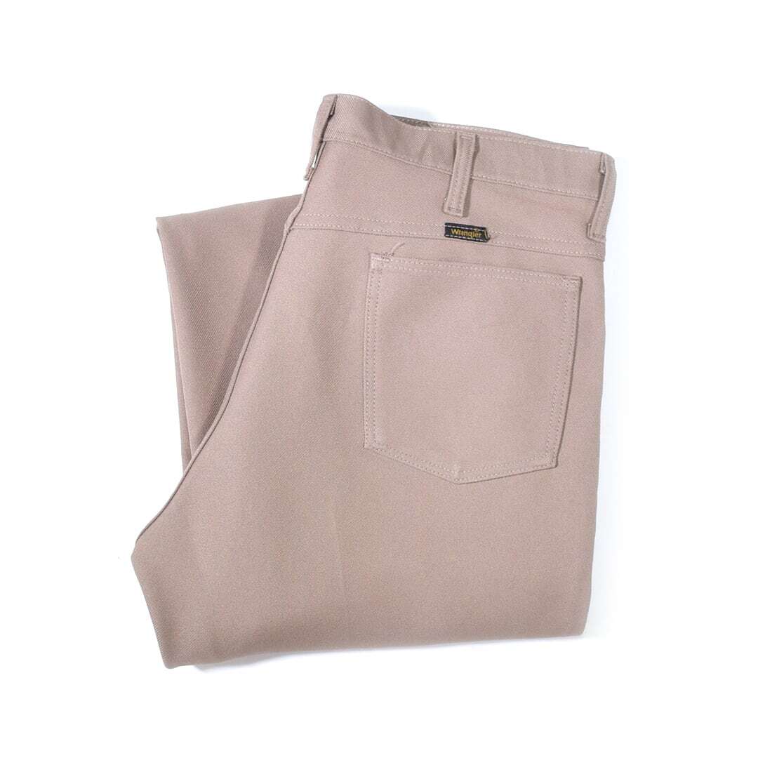 【送料無料】ラングラー 82TN ランチャー メキシコ製 ブーツカット スラックス 薄茶 W36 Wrangler スタプレ 古着 @EZ0741拍卖