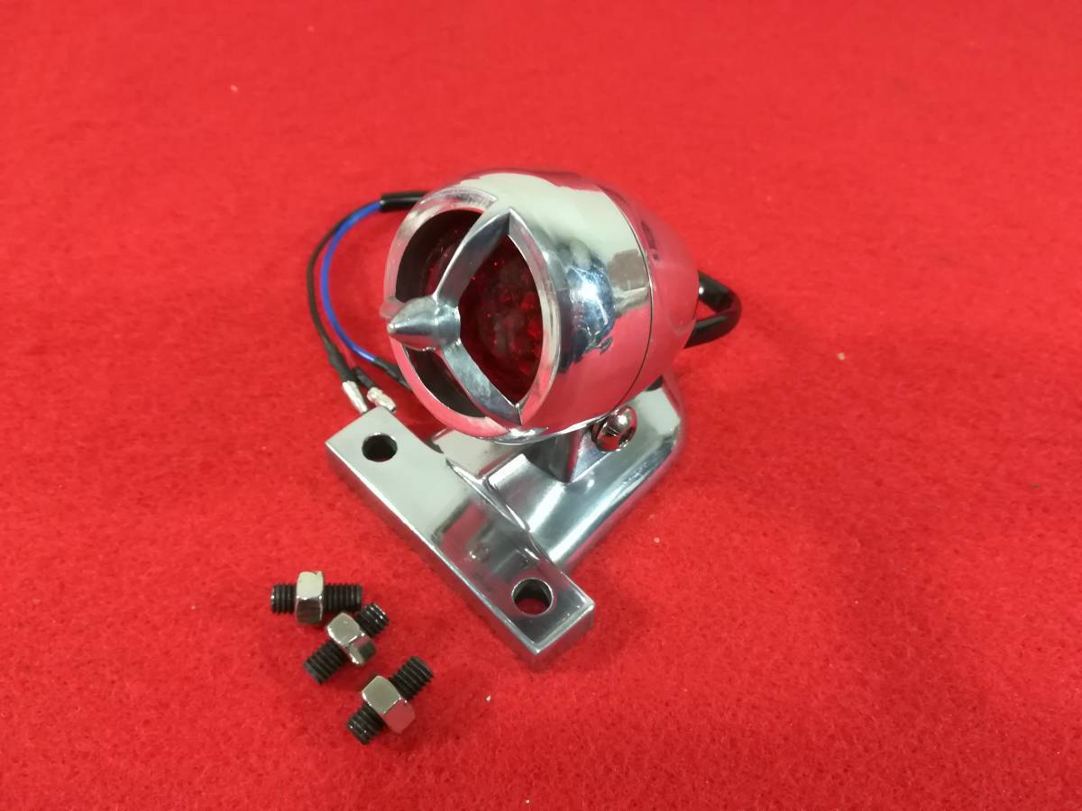 アルミ製 テールランプ LED ハーレー カフェレーサー チョッパー ボバー ドラッグスター SR グラストラッカー クラブマン 5拍卖