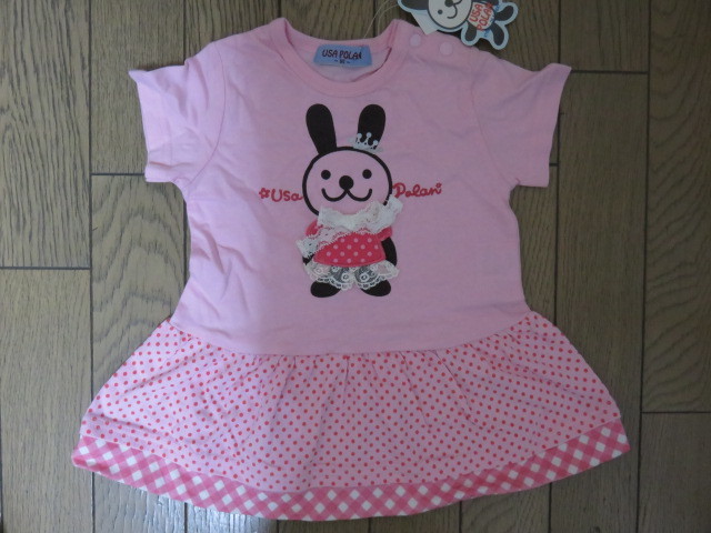 【新品】USA POLANワンピース 綿100% 80拍卖