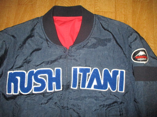 クシタニレーシング デカロゴ MA-1風中綿無しジャケット サイズM 極美中古拍卖