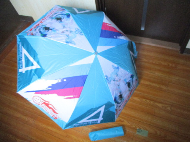 ②グッドスマイルレーシングチーム 初音ミク・スーパーGT・折り畳み傘・パラソル 未使用 デッドストック ジャケット拍卖