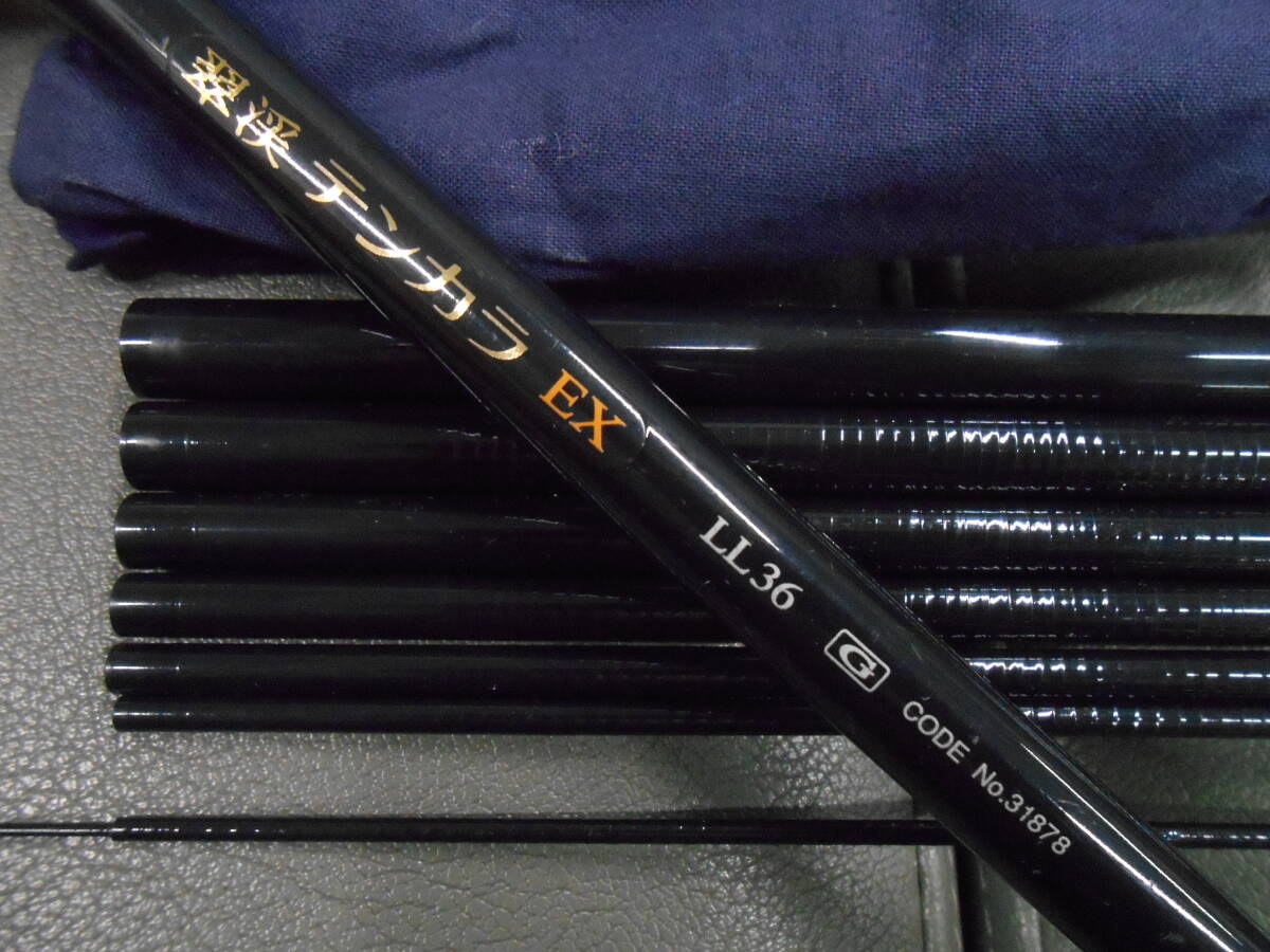 シマノ名竿 テンカラ竿 翠渓テンカラEX LL36G 中古のお品です。ヤマメ、アマゴ、岩魚、虹鱒のテンカラ釣りに最適。No.2拍卖