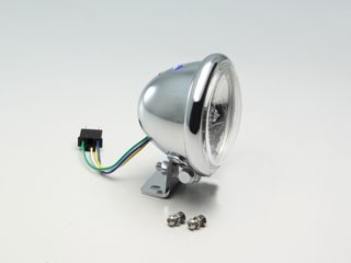 ハリケーン HURRICANE グラストラッカー / ビックボーイ / バンバン200用 4.5マルチリフレクターヘッドライトkit クリアレンズ HA5610CR拍卖