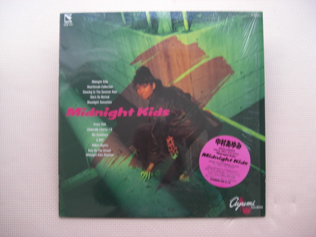 *【LP】中村あゆみ/MIDNIGHT KIDS(28HB-7001)(日本盤)シュリンク付拍卖