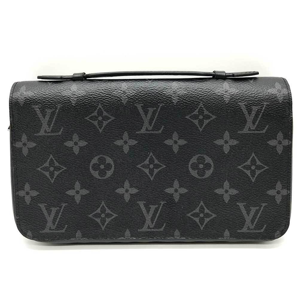 ルイヴィトン ジッピーXL モノグラム エクリプス ブラック 長財布 LOUIS VUITTON M61698 黒 ハンド ABランク 中古 六甲道店拍卖