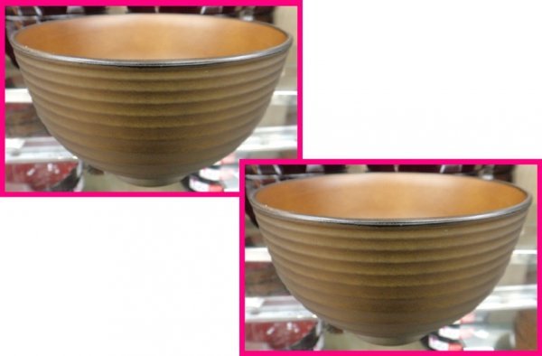 【会津塗:お椀:2個:日本製】★2客:漆器 「筋目:濃茶」★電子レンジ・食器洗浄機対応★No7b 1198 キッチン 食器 お椀 小丼 どんぶり拍卖