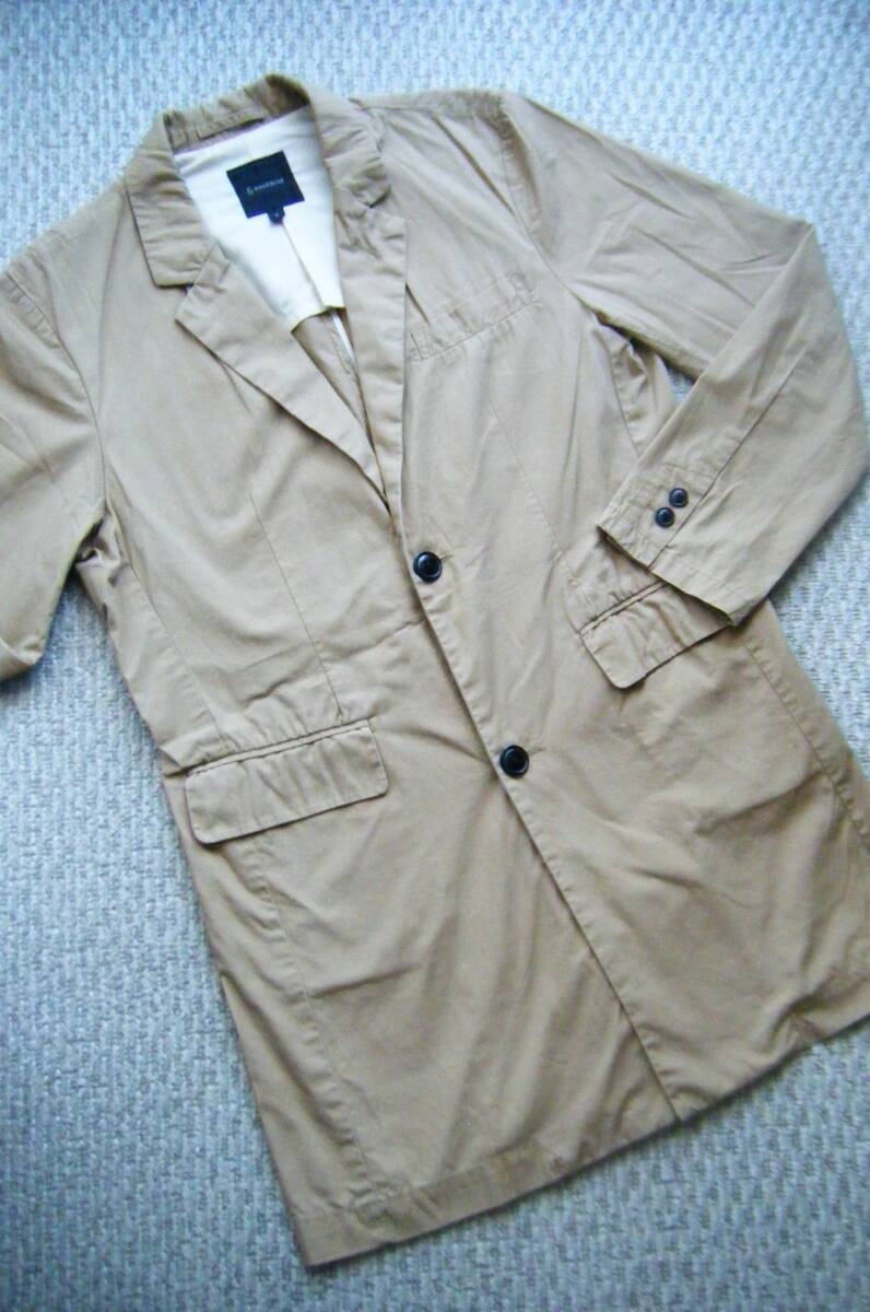 ☆RAGEBLUEレイジブルー ジャケット ロング丈 背抜き ベージュ系 Mサイズ拍卖