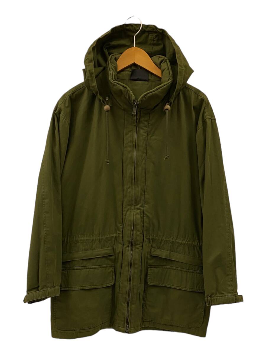 EDDIE BAUER (エディーバウアー) 黒タグ 80s 90s 古着 コットンミリタリージャケット マウンテンパーカー S セージグリーン メンズ/078拍卖