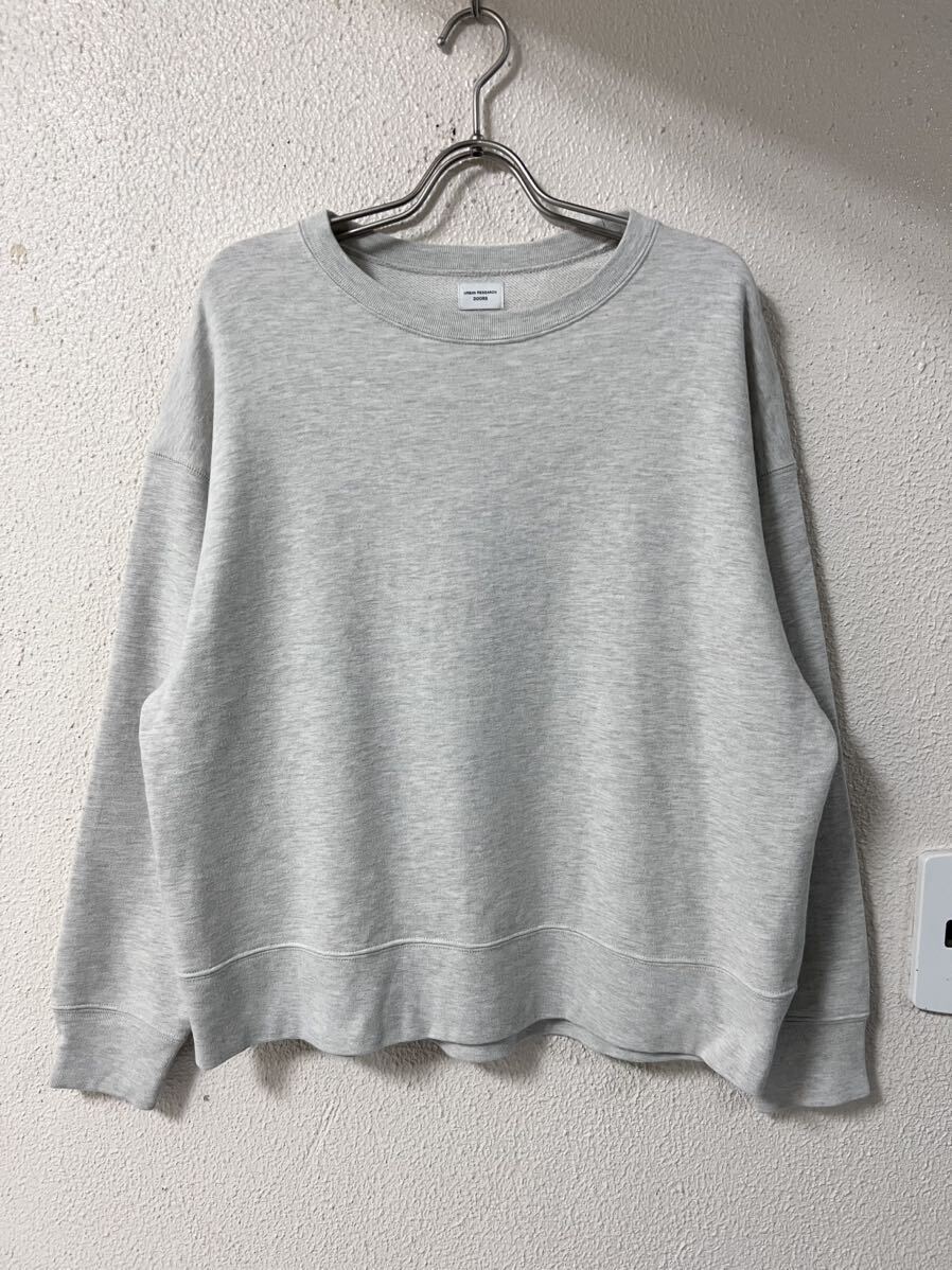 アーバンリサーチ DOORS ダウンショルダーデザイン スウェットシャツ トレーナー 拍卖