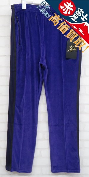 3P6142/未使用品 NEEDLES ベロアナロートラックパンツ NS253 ニードルス拍卖