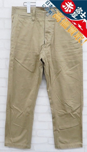 3P5656/SASSAFRAS SPRAYER PANTS ササフラス スプレイヤーパンツ チノ拍卖