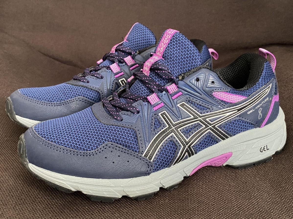 【送料無料】アシックス レディ ゲルベンチャー8 25cm 美ユーズド品拍卖