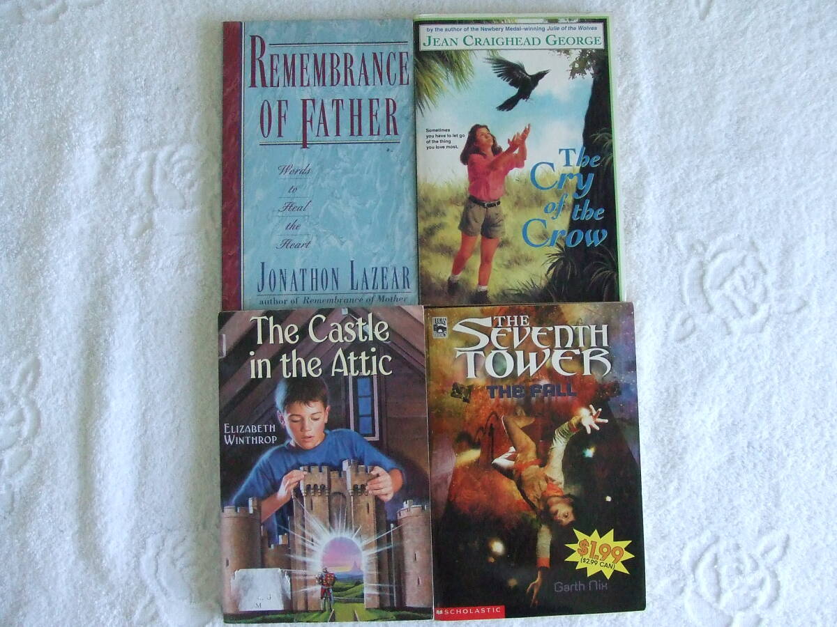 ウ美品 ★★★アメリカ中学校レべル・ペーパーバック×4冊セット★★★ 多読用まとめ売り 未読品/洋書 ◆◆送料無料◆◆英語リーディング拍卖