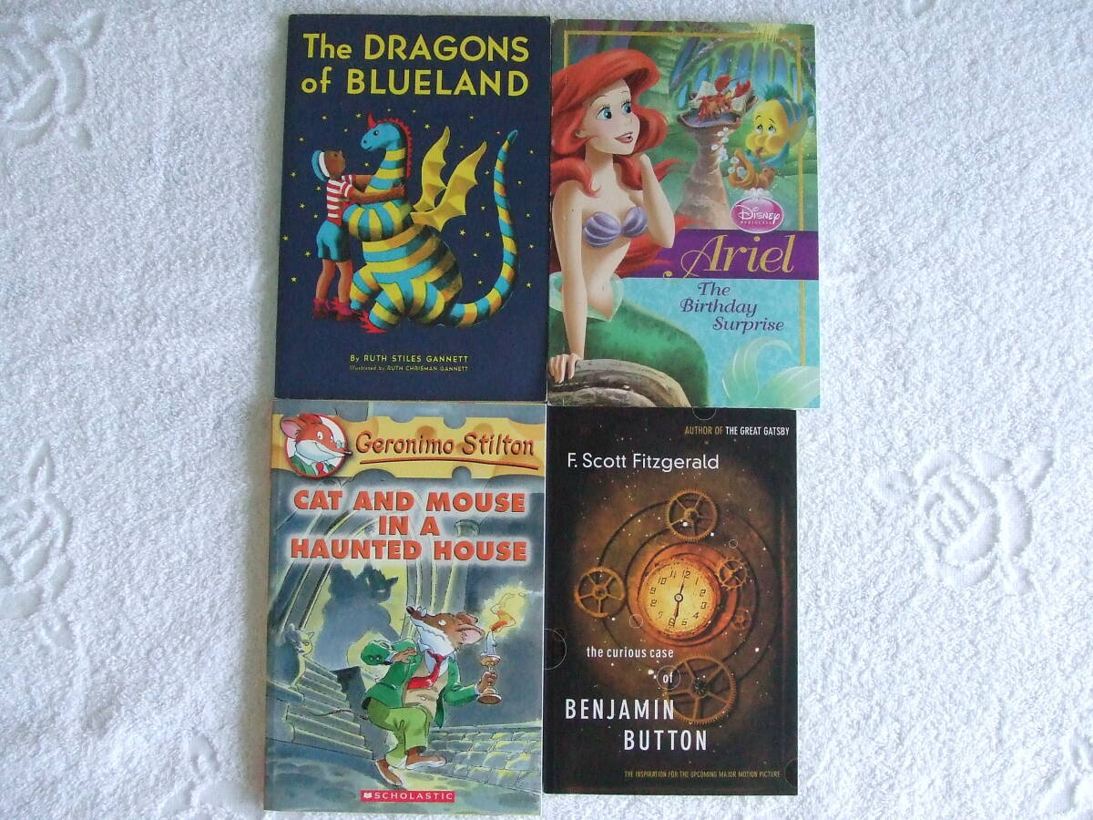 お美品 ★★★米国児童洋書・小学校レべル×4冊セット★★★ 多読用まとめ売り 未読品 ◆◆送料無料◆◆ペーパーバック・リーディング拍卖