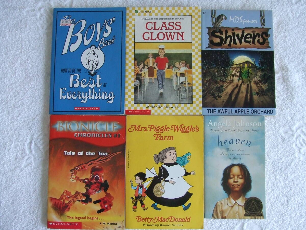 コ美品 ★★★米国・小学校高学年レべル×6冊セット★★ 多読用まとめ売り 未読品/児童洋書 ◆送料無料◆ ペーパーバック・リーディング拍卖