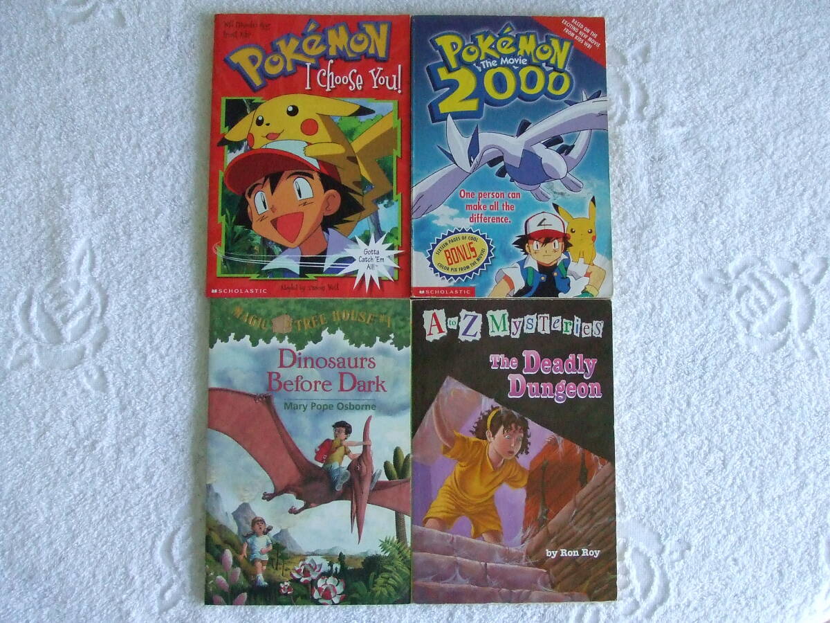 て美品 ★★★ポケモンその他×4冊★★★ 多読用まとめ売り 未読品/アメリカ児童洋書 ◆送料無料◆ 英語ペーパーバック・リーディング拍卖