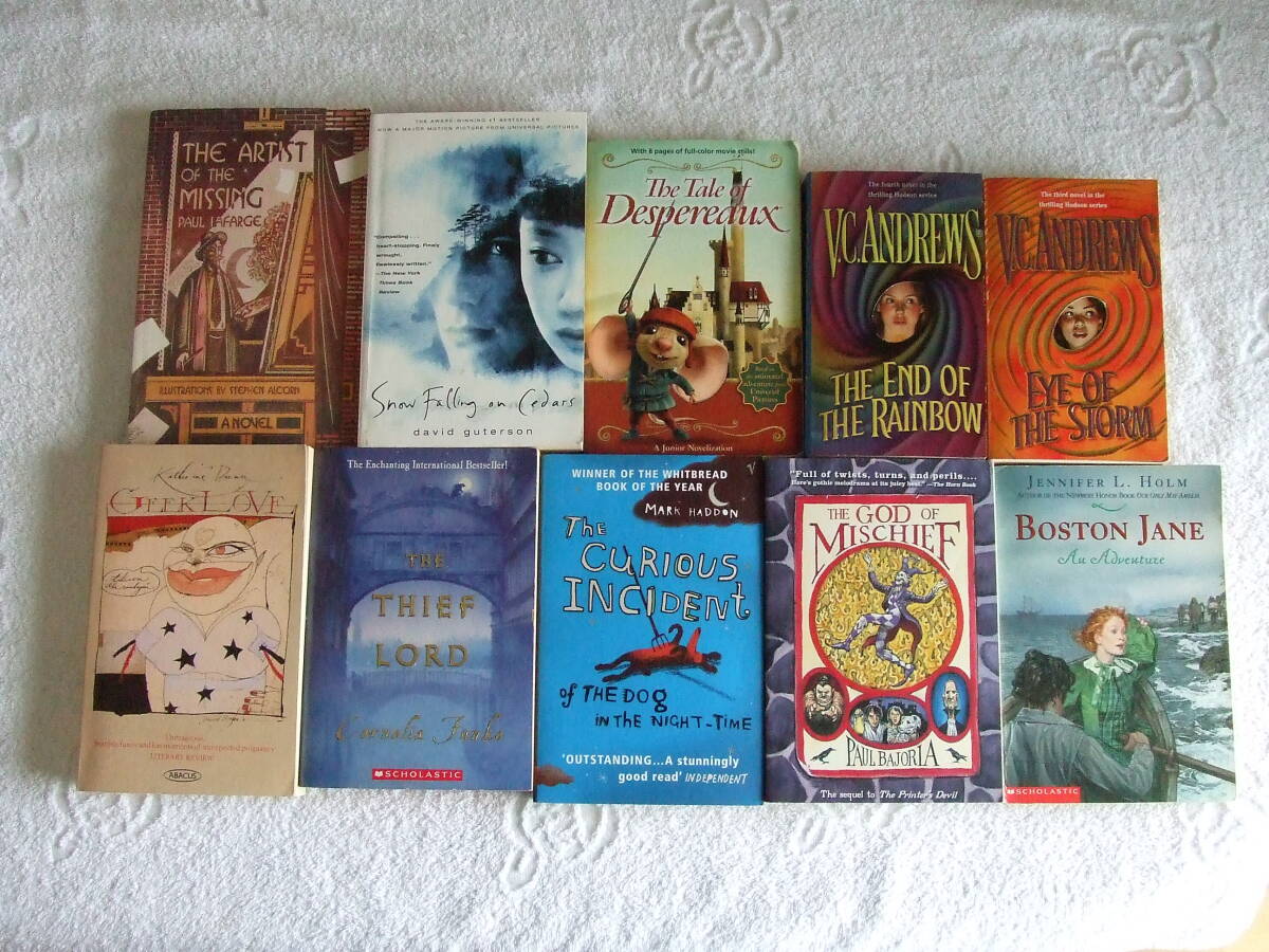 ヨシ美品 ★★★アメリカ英語ペーパーバック×10冊セット★★★ 多読用まとめ売り 未読品/洋書 ◆◆送料無料◆◆ リーディング拍卖