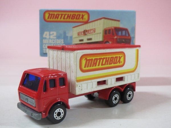 67397■マッチボックス 42 メルセデスコンテナトラック MERCEDES CONTAINER TRUCK拍卖