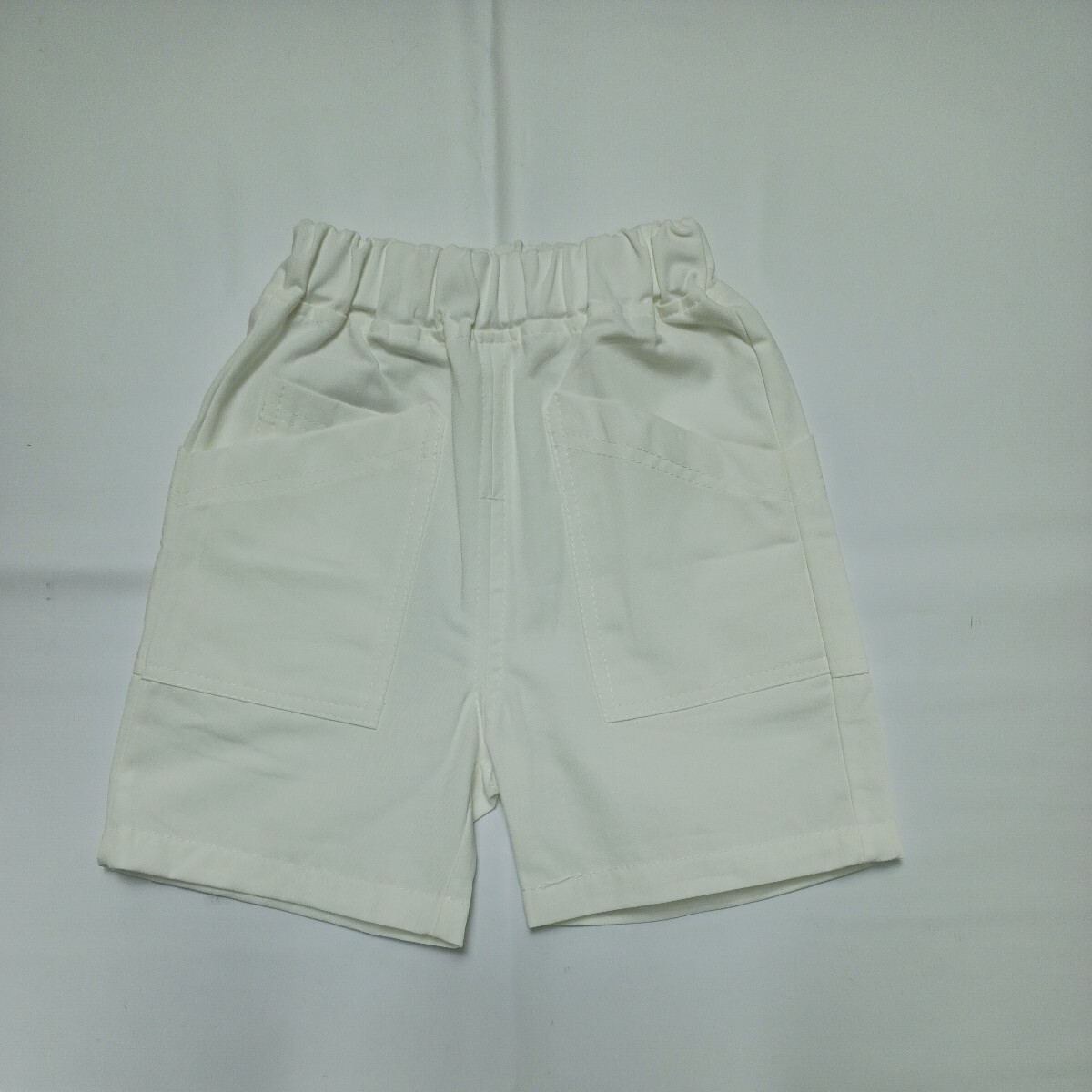 【90サイズ】【未使用】 ベビー キッズ 子供 男の子 女の子 90 ズボン パンツ 短パン ショートパンツ シンプル 無地 カジュアル拍卖