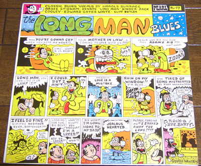 Long Man Blues - LP / Jack Cooley,Harold Burrage,Dennis Long Man Binder,Cliff Butler,Edward Gates White,Pearl Records,PL-17, 1989拍卖