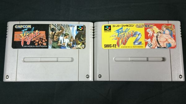 【SFC(スーパーファミコンソフト)ソフトのみ】『ファイナルファイト + ファイナルファイト 2』カプコン拍卖