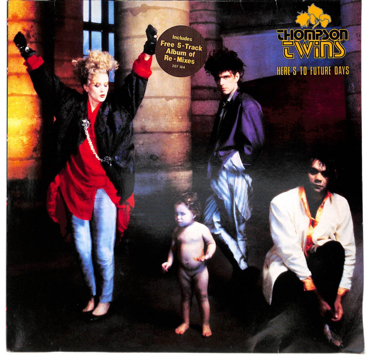e2276/LP/EU盤/ハイプステッカー付/Thompson Twins/Here's To Future Days拍卖