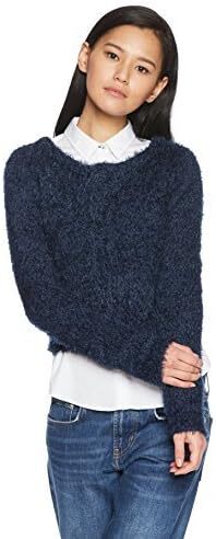 新品 (スパイラルガール)SPIRALGIRL(スパイラルガール) ポンポンヤーンショートトップス 12816433 15 ネイビー F VV154 拍卖