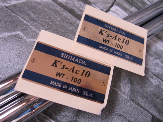 新品■税込■ ≪ K's Ac10 ≫ SHIMADA GOLF【2本組】WEDGE用 X-100 島田ゴルフ製作所拍卖