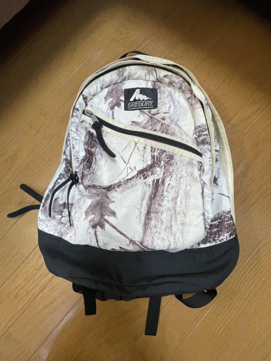 GREGORY グレゴリー USA製 ショルダーブレード ホワイトティンバー スノーカモ リュック拍卖