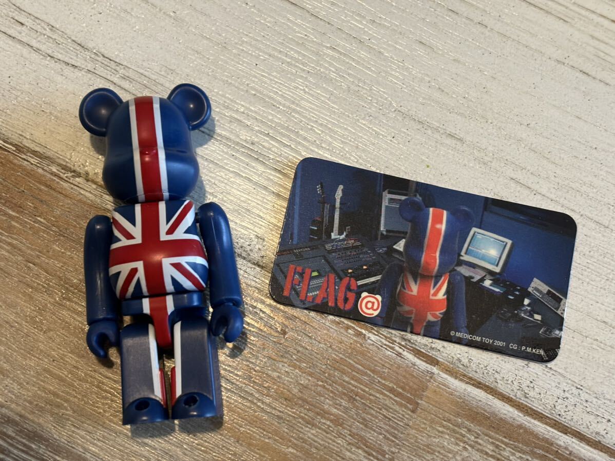 ベアブリック/BE@RBRICK シリーズ2 フラッグ イギリス ユニオンジャック(メディコムトイ・フィギュア)拍卖