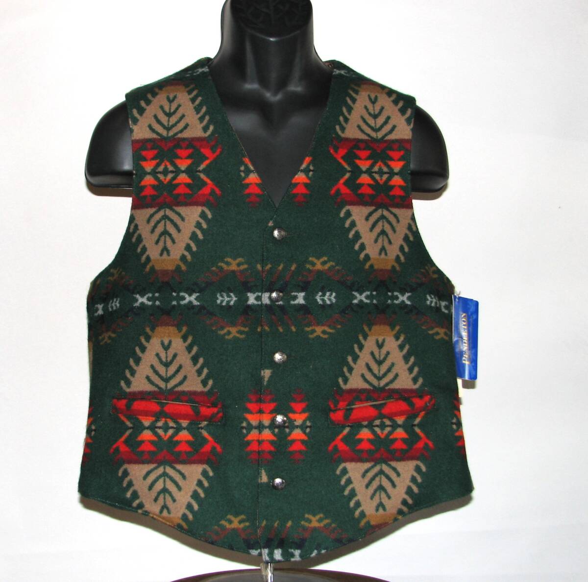 「未使用品」PENDLETON デットスットク ウールベスト サイズ 40拍卖