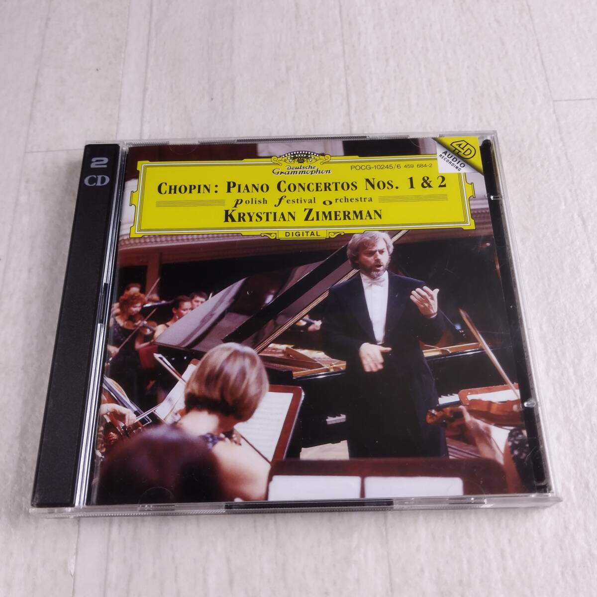 1MC11 CD クリスティアン・ツィマーマン ポーランド祝祭管弦楽団 ショパン ピアノ協奏曲第1番 ホ短調 op.11拍卖