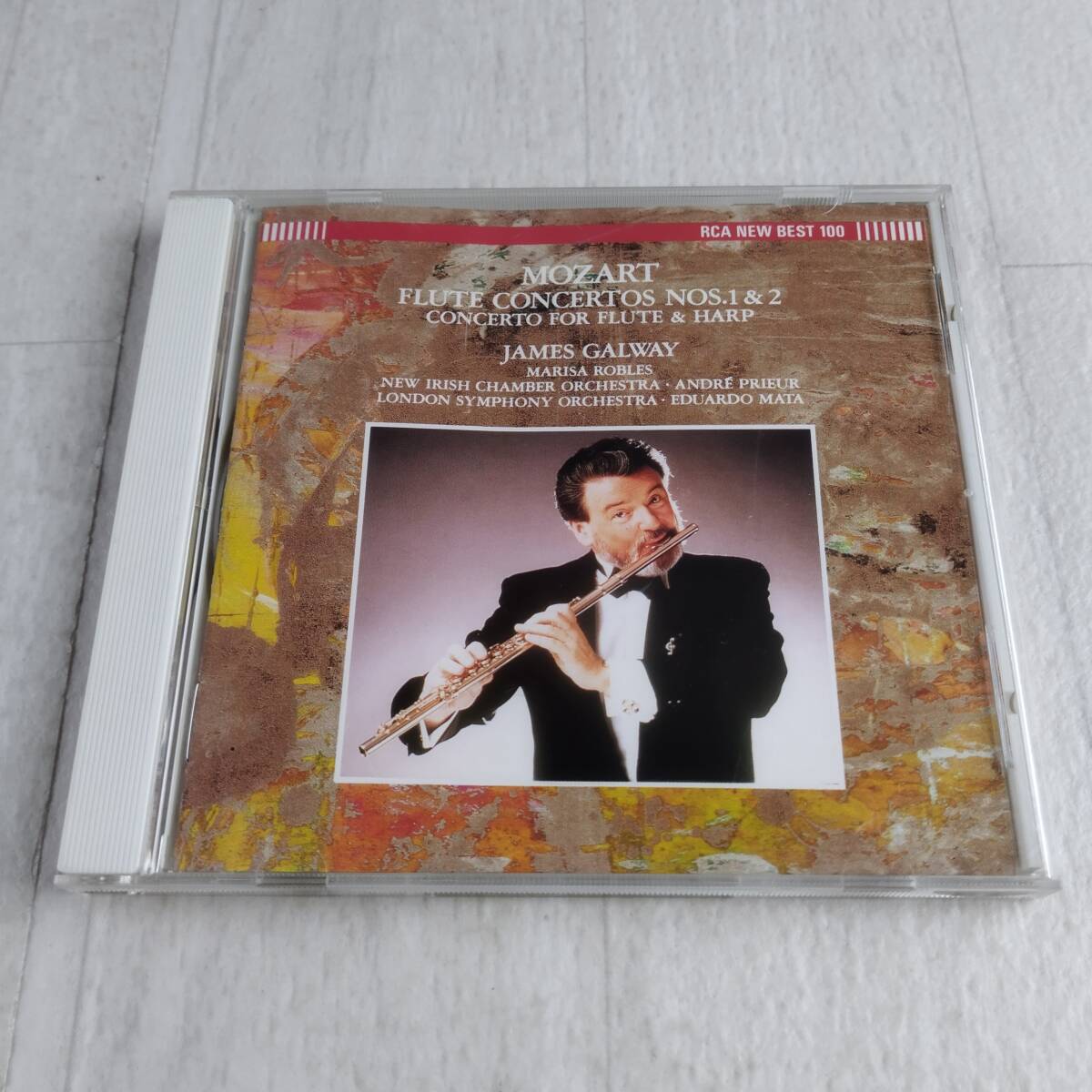 1MC12 CD ジェームズ・ゴールウェイ モーツァルト フルート協奏曲第1番 ト長調 K.313拍卖