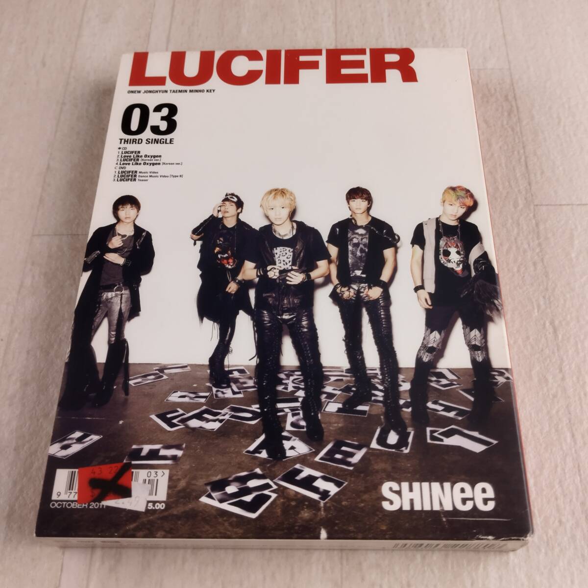 1MD1 CD SHINee LUCIFER 初回生産限定盤拍卖