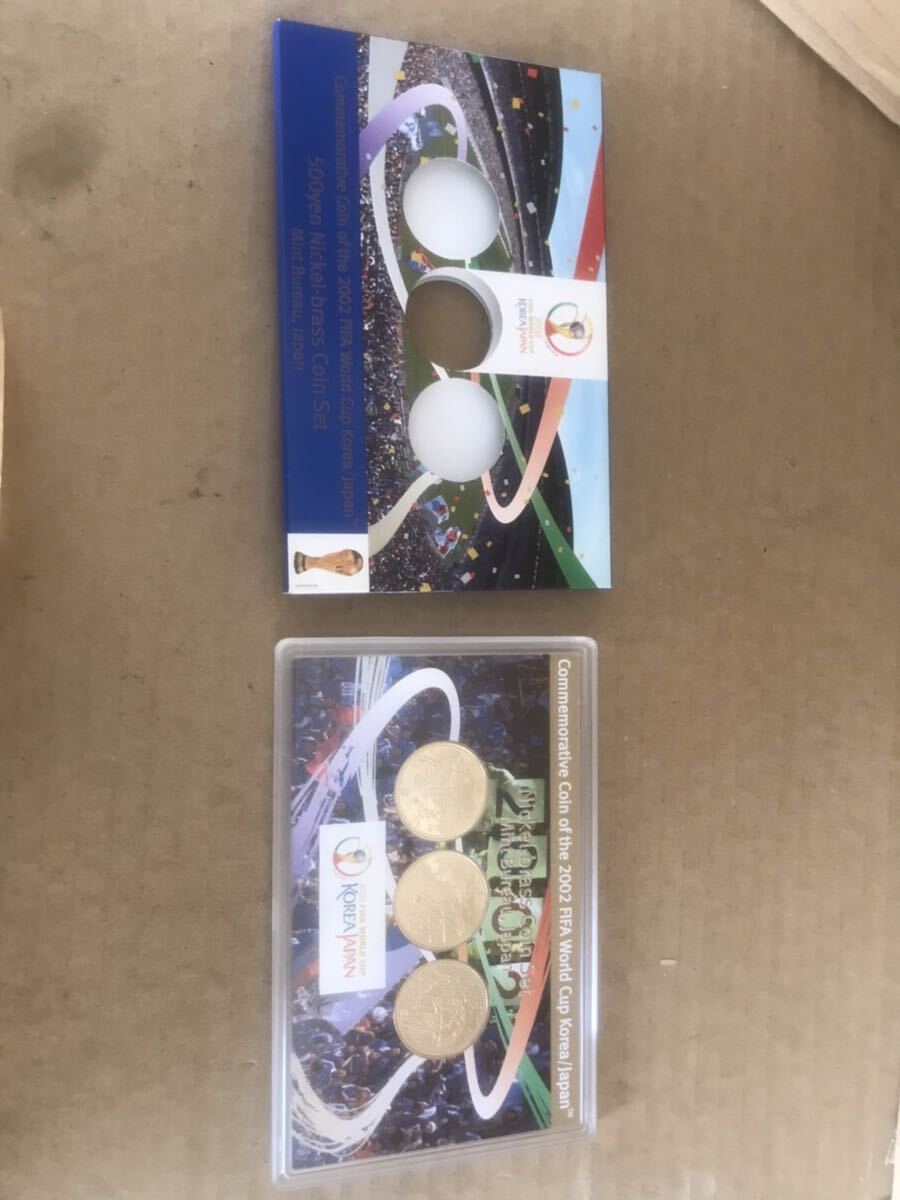 2002 FIFAワールドカップ 500円ニッケル黄銅貨幣セット 美品拍卖