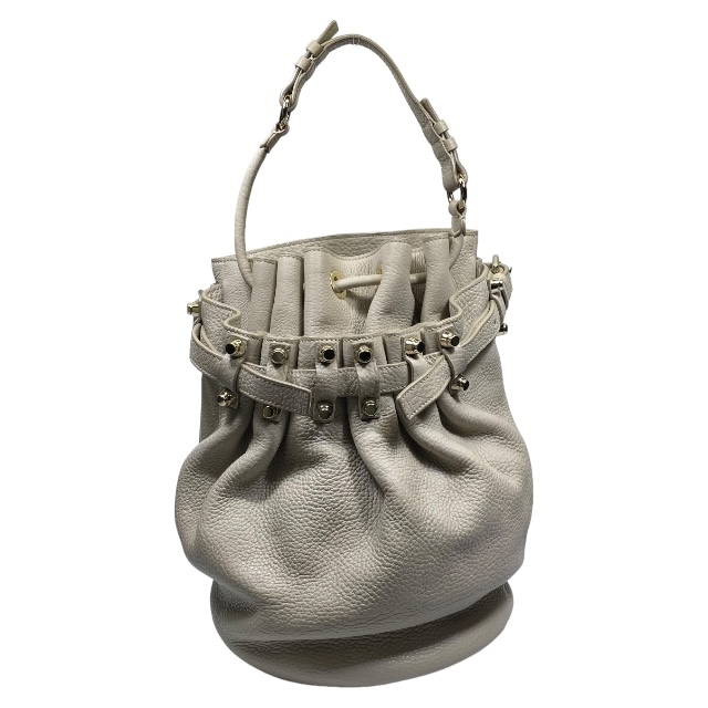 Alexander Wang アレキサンダーワン ディエゴハンドバッグ ショルダーバッグ 肩掛け 手持ち鞄 レザー スタッズ グレージュ拍卖