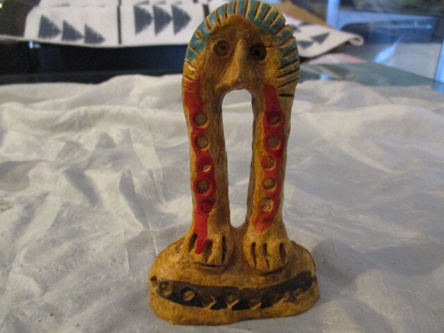 ■小崎侃 和華蘭人形 土人形 オブジェ インテリア 希少作⑤■拍卖