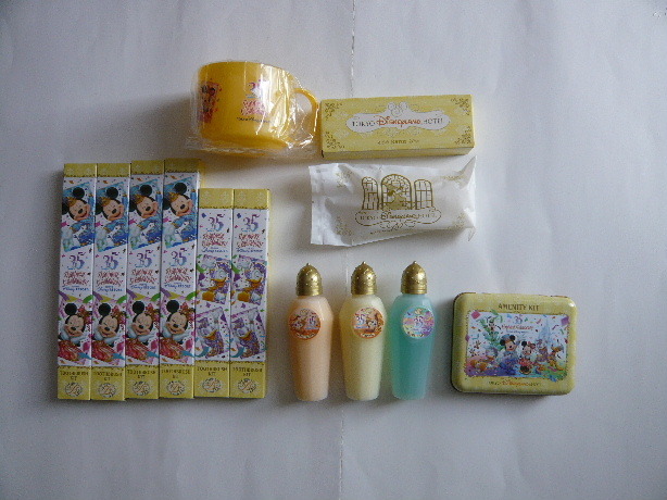 ディズニーランドホテル 35周年 アメニティー拍卖
