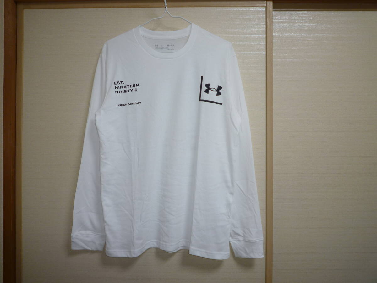 アンダーアーマー 長袖シャツ 白 Mサイズ拍卖