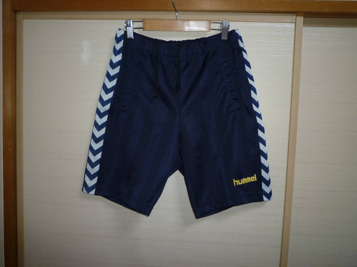 ヒュンメル シャドーストライプジャージハーフパンツ 150サイズ拍卖