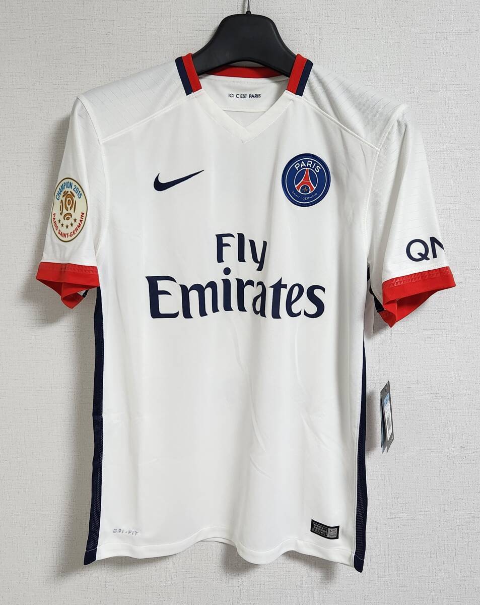 15-16 パリサンジェルマン PSG(H)#10 イブラヒモビッチ nike正規 半袖 フランス パリ リーグ1仕様 M拍卖