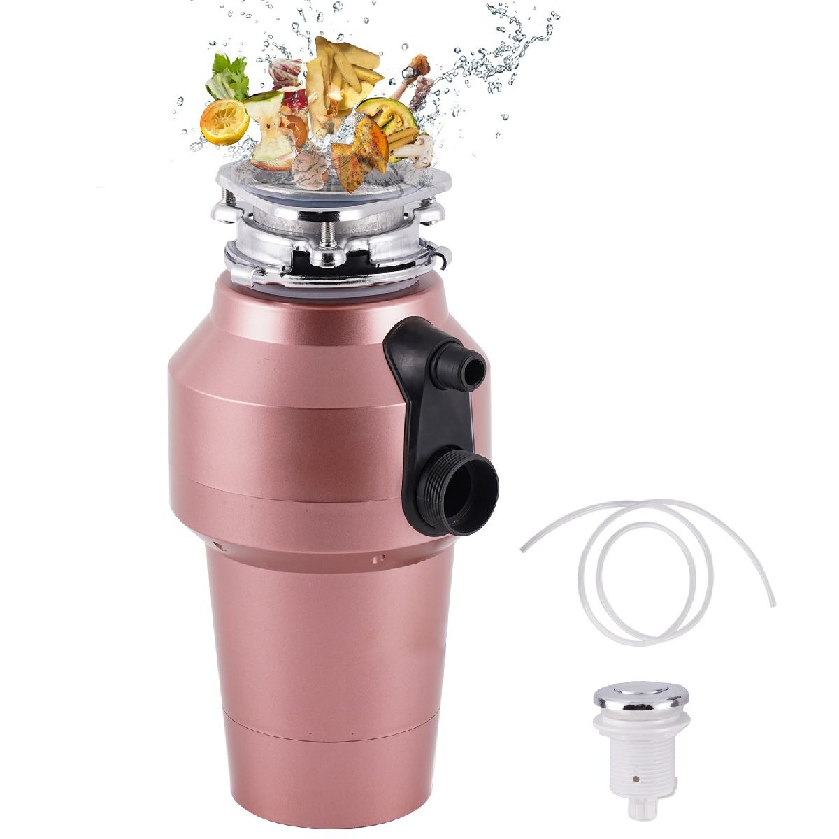 生ごみ処理機 家庭用 ディスポーザー エアスイッチキット 食品廃棄物処理用 キッチン用 消臭 防菌 防錆 110V (エアスイッチ)拍卖