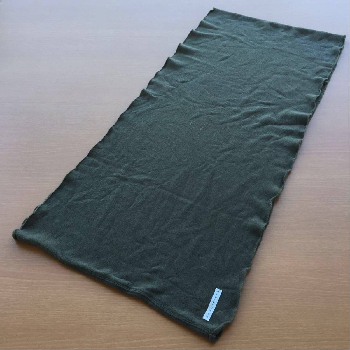 SANDINISTA サンディニスタ 未使用に近い大判スヌード KHAKI OS拍卖