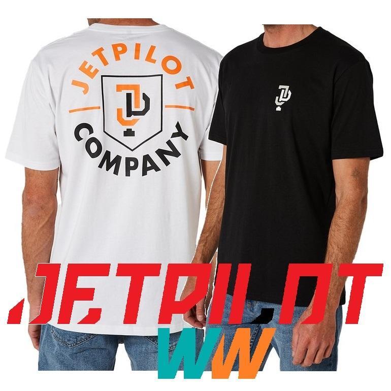 【 JETPILOT 】LINKED SS TEE ジェットパイロット Tシャツ BLACK Mサイズ拍卖