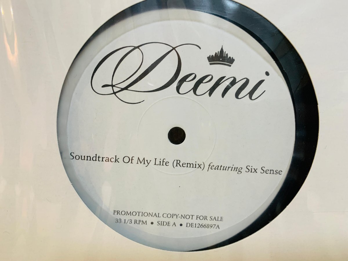 即決LP Deemi Soundtrack Of My Life Remix / featuring Six Sense NOT FOR SALE 非売品 DE1266897A L23拍卖