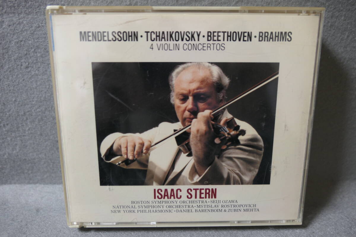 ●送料無料●中古CD●3CD 4大ヴァイオリン協奏曲 ISAAC STERN アイザック・スターン 小澤征爾 MENDELSSOHN TCHAIKOVSKY BEETHOVEN BRAHMAS拍卖